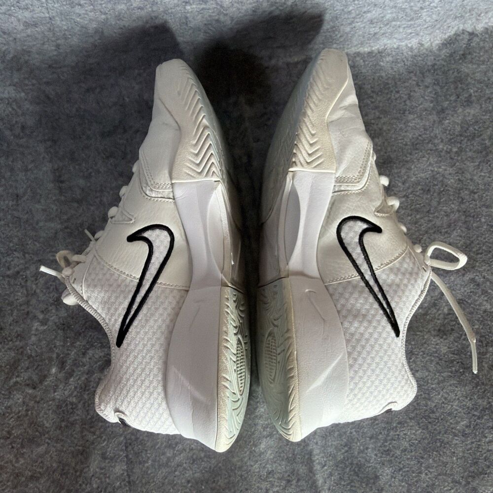 Nike Court Lite 4 Women's size 10 White Black Leather Tennis shoes FD6575 100 - Picture 5 of 10